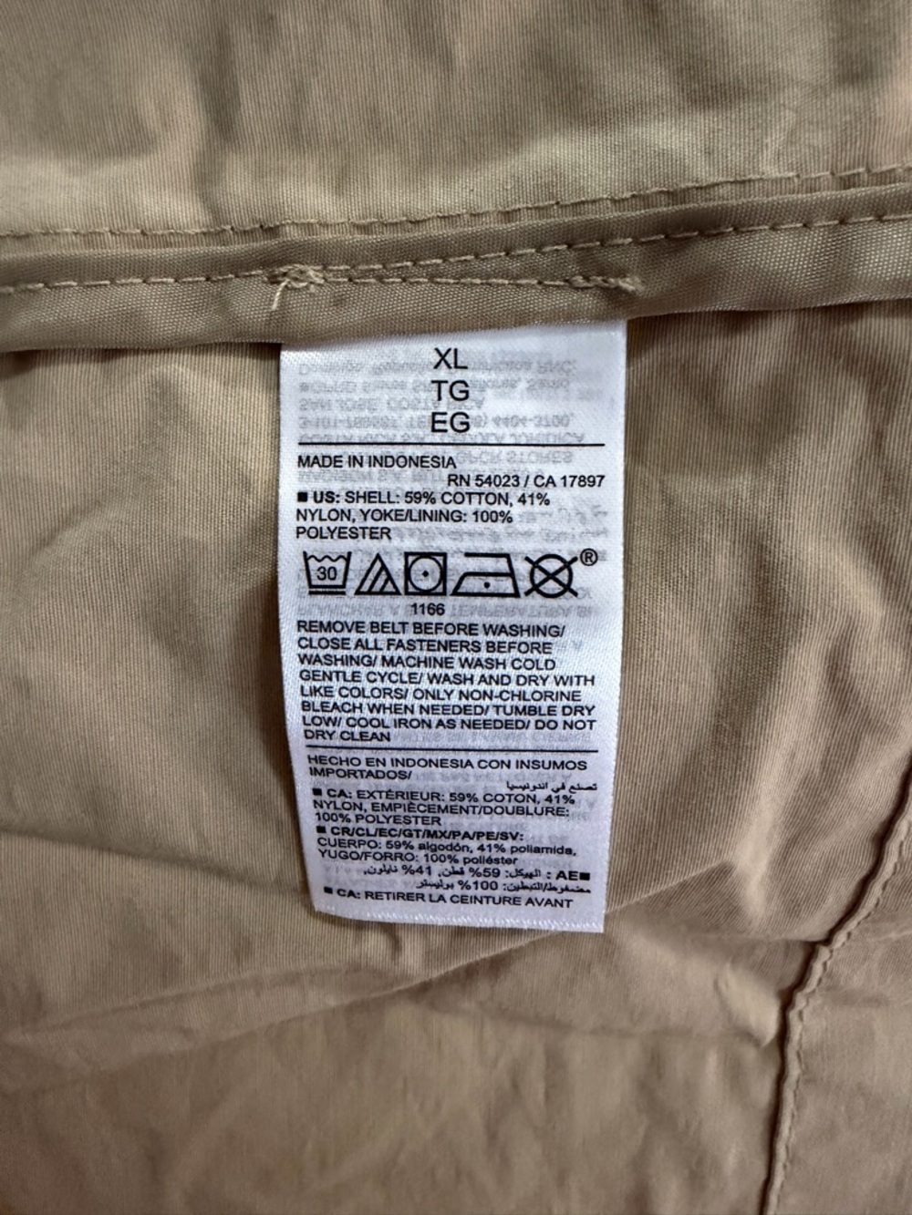 NWT Old Navy Double Breasted Trench - Picture 10 of 11